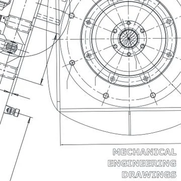 Corporate Identity. Computer aided design systems. Blueprint, scheme, plan, s Stock-Illustration