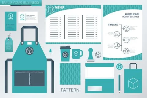 Corporate identity concept Stock-Illustration