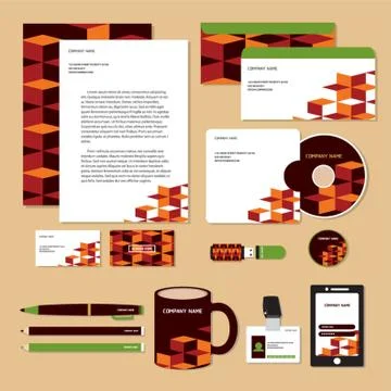 Corporate Identity Designs イラスト素材