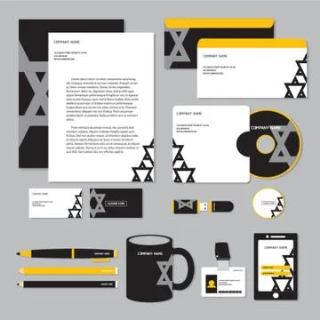 Corporate Identity Designs Stock Illustration