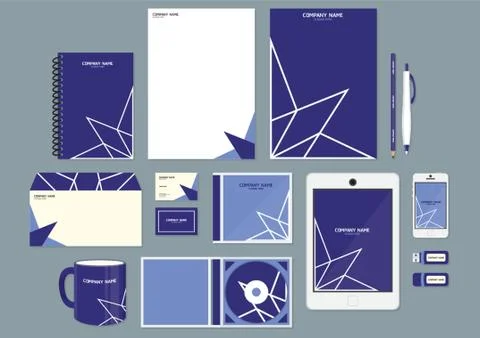 Corporate Identity Designs Illustrazione stock