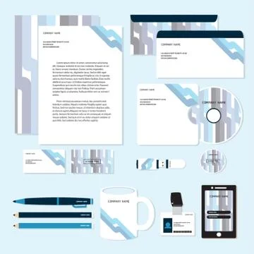 Corporate Identity Designs Illustrazione stock