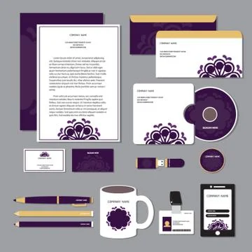 Corporate Identity Designs Illustrazione stock