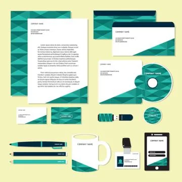 Corporate Identity Designs イラスト素材