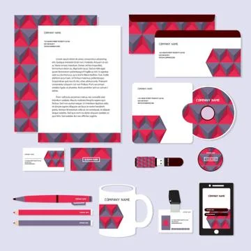 Corporate Identity Designs Illustrazione stock