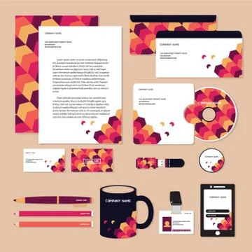 Corporate Identity Designs Illustrazione stock