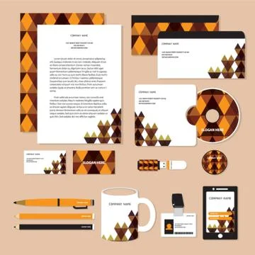 Corporate Identity Designs Stock Illustration