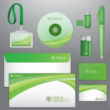 Corporate Identity Elements イラスト素材