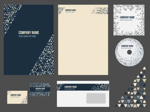 Corporate identity Stock Illustration
