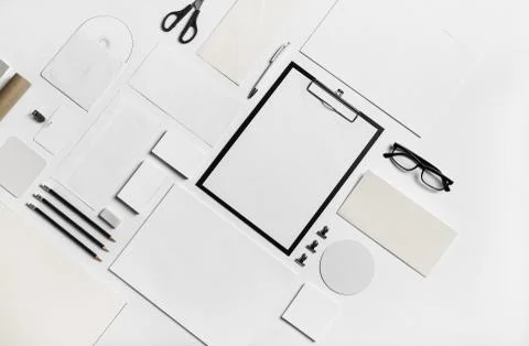 Corporate identity mockup Stock Photos