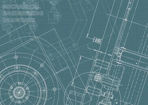 Corporate Identity, plan, sketch. Technical illustrations, backgrounds Stock Illustration