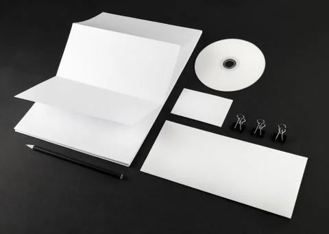 Corporate identity set Stock Photos