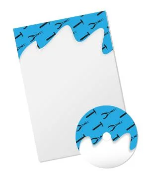 Corporate identity template design Stock Illustration