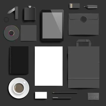 Corporate identity template Иллюстрация