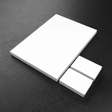 Corporate identity template Stock Illustration