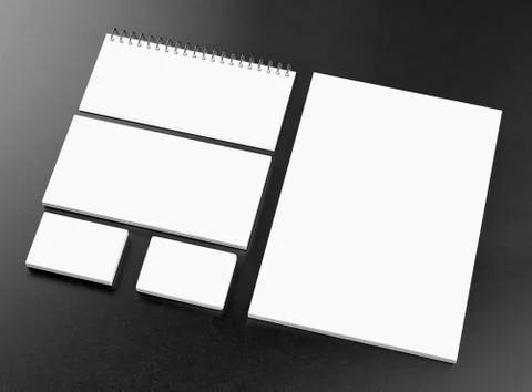 Corporate identity template Stock Illustration