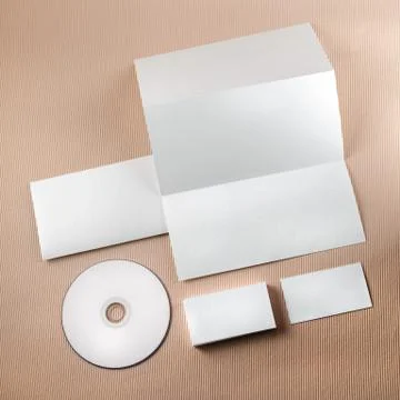 Corporate identity template Foto stock