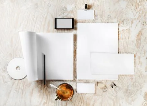 Corporate identity template Stock Photos