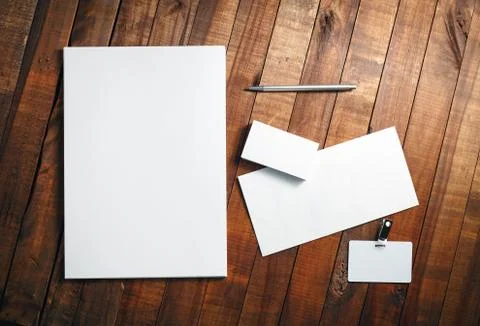 Corporate identity template Stock Photos