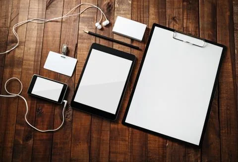 Corporate identity template Stock Photos