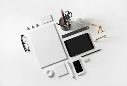 Corporate identity template Stock Photos