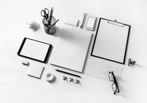 Corporate identity template Stock Photos