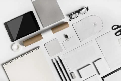 Corporate identity template Stock Photos