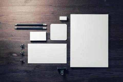 Corporate identity template Stock Photos