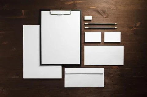 Corporate identity template Stock Photos