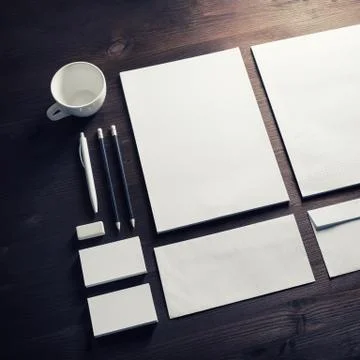 Corporate identity template Stock Photos