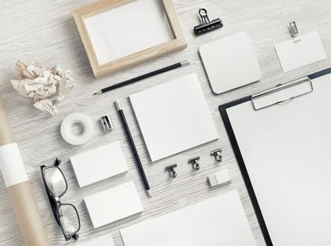 Corporate identity template Stock Photos