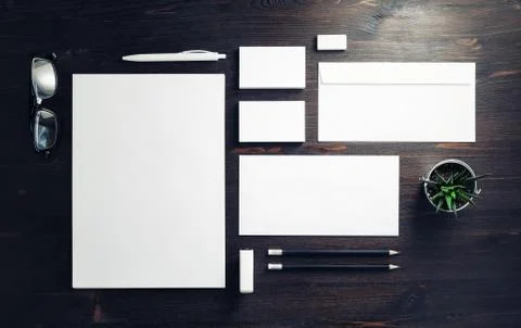 Corporate identity template Stock Photos