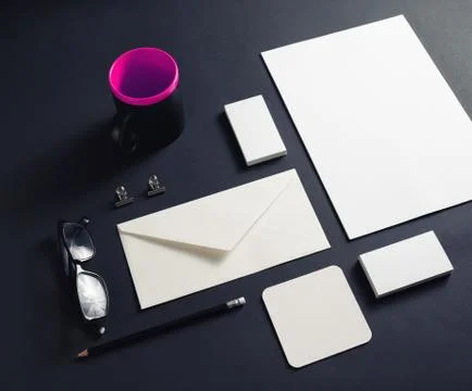 Corporate identity template Stock Photos