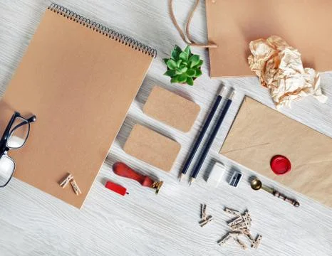 Corporate identity template Stock Photos
