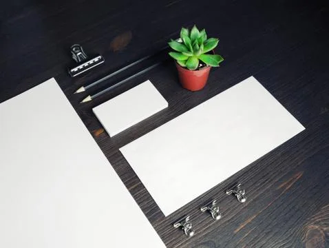 Corporate identity template Stock Photos