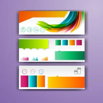 Corporate infographic template with color elements. Vector company business s イラスト素材