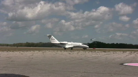 Corporate jet Video stock 659413