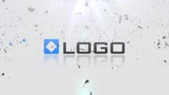 Corporate Logo & Text Fall Slam Shatter Explosion Reveal Animation HD Intro Stock After Effects