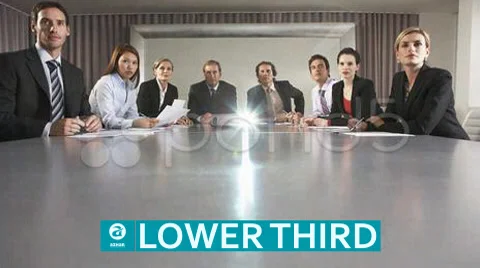 Corporate lower third Catálogo de After Effects