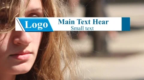 Corporate lower third Stock After Effects