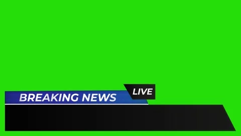 Corporate Lower Third Breaking News Live Stock Footage 332728897