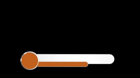 Corporate Lower Third - Orange Stock Footage 79863392