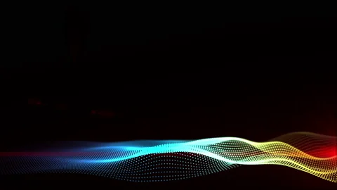 Corporate lower third wave animation Stock-Footage 206044654