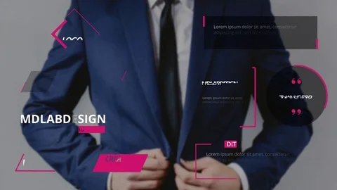 Corporate Lower Thirds  After Effects	Stock