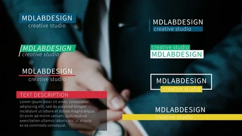 Corporate Lower Thirds Stock After Effects