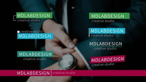 Corporate Lower Thirds Stock After Effects