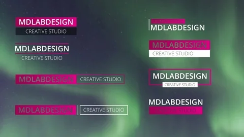 Corporate Lower Thirds After Effects stock