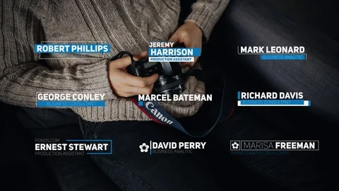 Corporate Lower Thirds Stockmateriaal After Effects