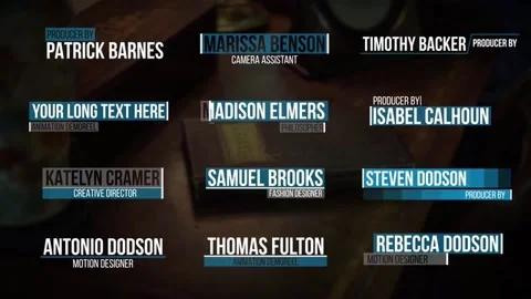 Corporate Lower Thirds Stock After Effects