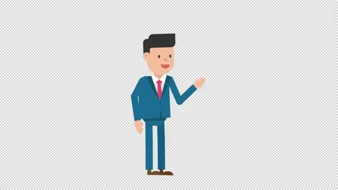 Corporate Man Discussing Stock Footage 205064299
